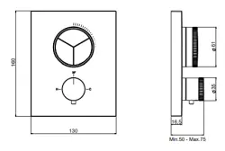 SB Push Square Inbouw thermostaatkraan met drukknop 3 weg omsteller en volumeregelaar PVD koper 1208955136

SB Push Square beépített termosztát csaptelep nyomógombbal, 3 utas átváltóval és ha