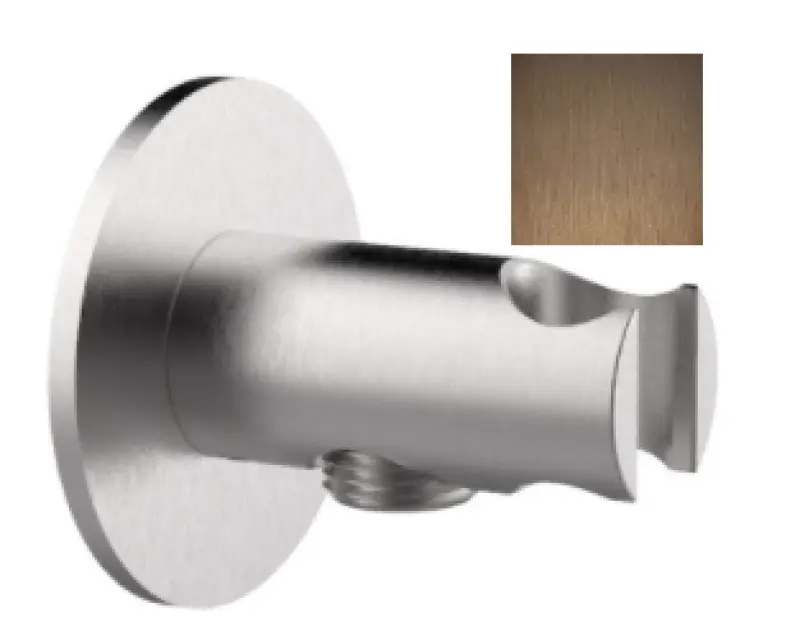 SB Rubinetterie Univerzális kézi zuhanytartó horog vízellátással PVD réz 316 1208955202