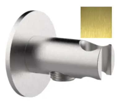 SB Rubinetterie Universele handdouche ophanghaak met watertoevoer PVD goud 316 1208955203