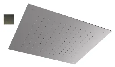 SB Vierkant 316 Inbouw Regendouche 50x50cm PVD gun metal 1208955323
