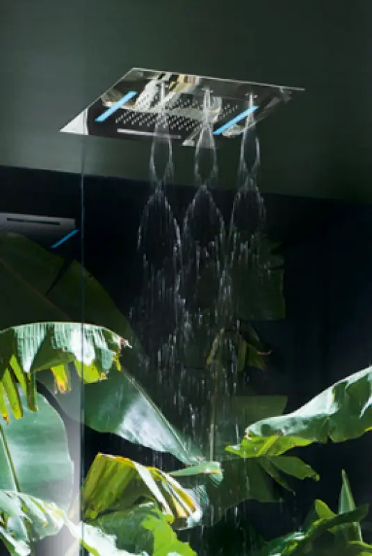 SB Spin Temptation Chromotherapy Inbouw Regendouche Mat Zwart 1208955416