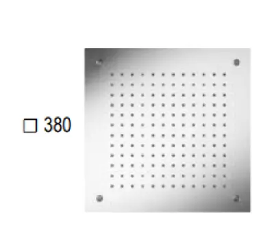 SB Square Chromotherapy Regendouche inbouw PVD Réz 1208955465