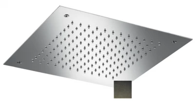 SB Square kromoterápiás beépíthető esőzuhany PVD Gun Metal 1208955466