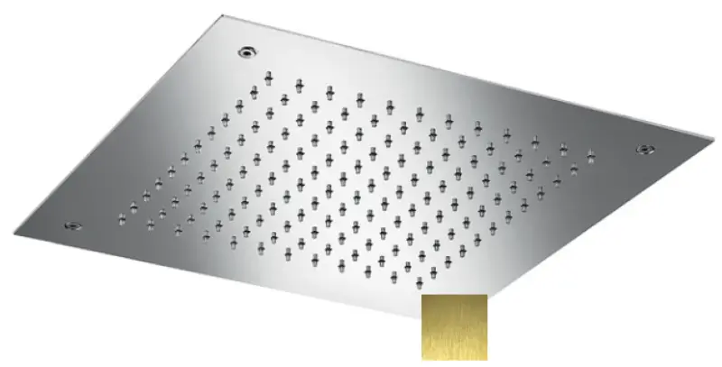 SB Square Chromotherapy Inbouw Regendouche PVD Goud 1208955467