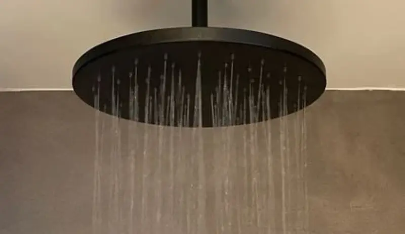 SB Round esőzuhany fejzuhany műanyag 30 cm matt fekete 1208955613