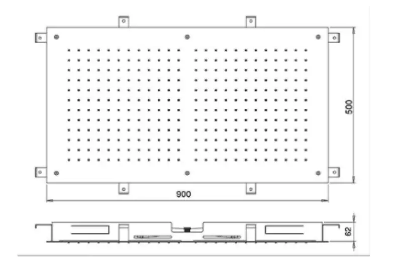 SB Temptation Inbouw Regendouche Rechthoek 900x500mm Volledig RVS 1208955700