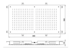 SB Temptation Inbouw Regen Douche Rechthoek 900x500mm Mat Wit 1208955712