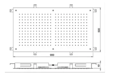 SB Temptation Inbouw Regen Douche Rechthoek 900x500mm Mat Wit 1208955712