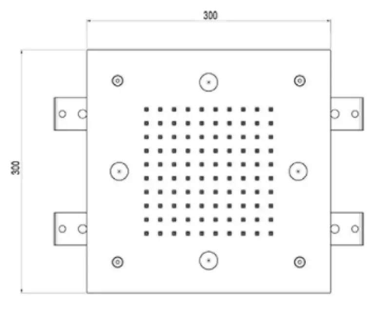SB Mist Temptation beépíthető esőzuhany négyzet alakú, 2 sugár, 30x30cm, teljesen rozsdamentes acél 1208955716