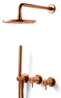 Waterevolution Flow inbouw doucheset met thermostaat regendouche en handdouche geborsteld koper PVD

Waterevolution Flow beépített zuhanykészlet termosztátos esőzuhannyal és kézi zuhannyal, k