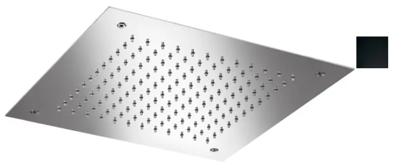 SB Temptation Beépített esőzuhany szögletes 38x38cm matt fekete 1208955761