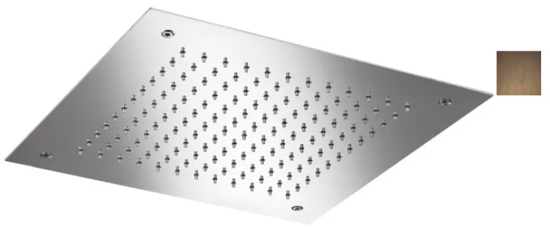 SB Temptation inbouw regendouche vierkant 38x38cm PVD Koper 1208955763