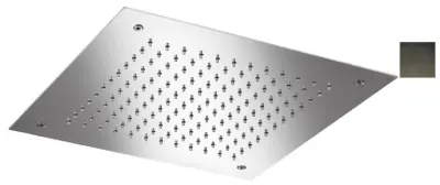 SB Temptation inbouw regendouche vierkant 38x38cm PVD Gun Metal 1208955764