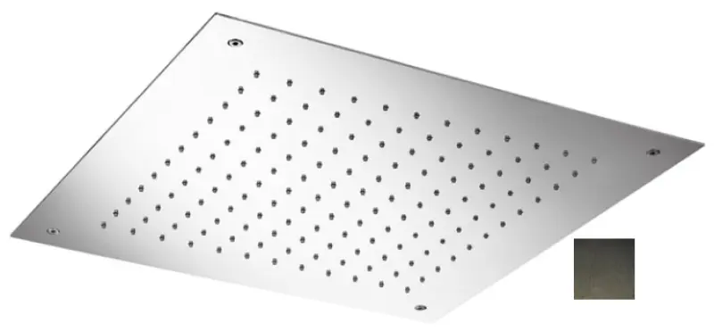 SB Temptation inbouw regendouche vierkant 50x50cm PVD Gun Metal 1208955779