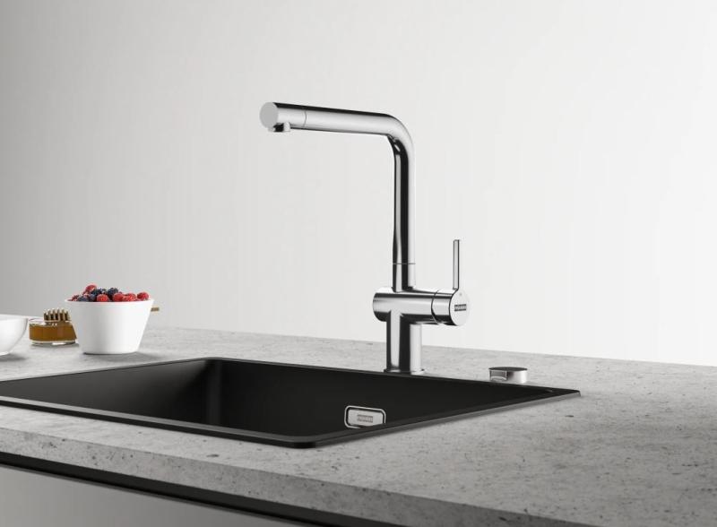 Franke Active L Keukenmengkraan chroom met draaibare uitloop 115.0653.298