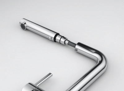 Franke Active L Keukenmengkraan chroom met uittrekbare handdouche 115.0653.379