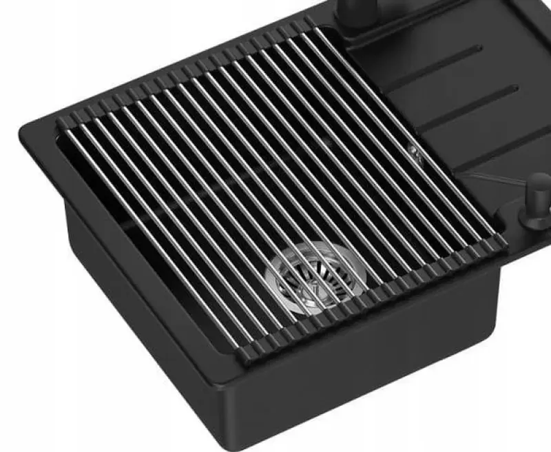 Quadri RVS Görgős matrac mosogatóhoz és alá 43 x 32 cm 1208956470