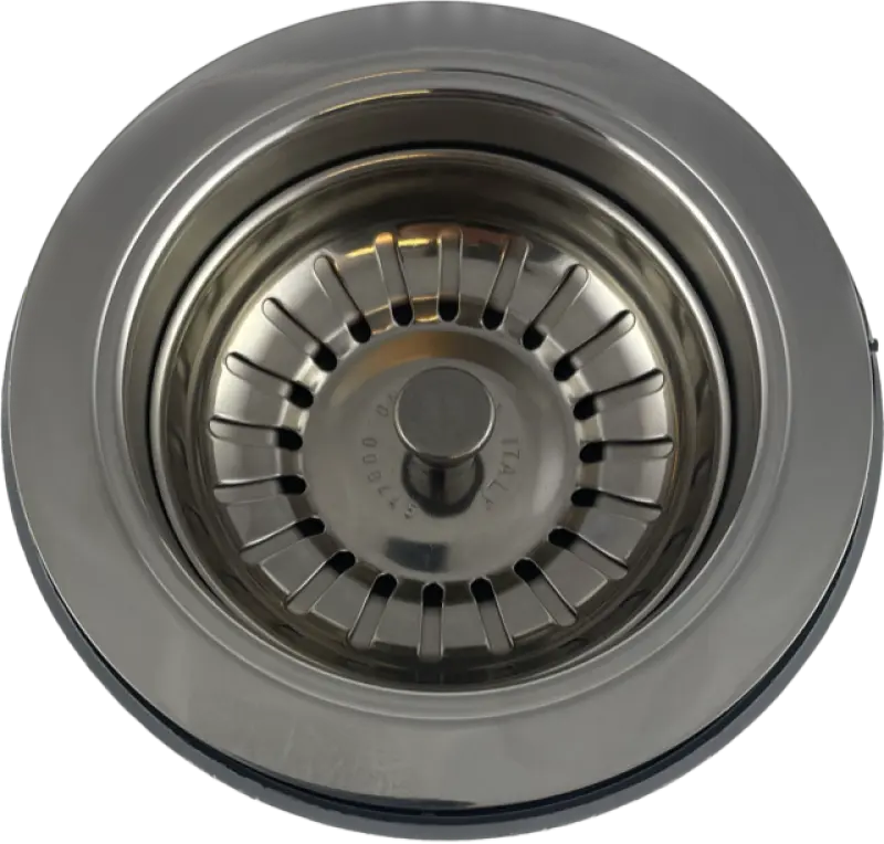 PB klasszikus krómozott lefolyókészlet konyhai mosogatóhoz és zárható kosárdugó 1208956473