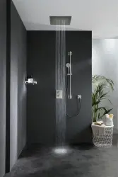SB Square 316 Beépített Esőzuhany Velvet Temptation Kettős áramlású kefélt PVD gun metal 1208956768