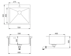 Ausmann Turt koperen spoelbak PVD Copper 550x505 mm met kraangat onderbouw vlakbouw en opbouw 1208956939

Ausmann Turt réz mosogató PVD Copper 550x505 mm csaptelep nyílással alsó, felső és be