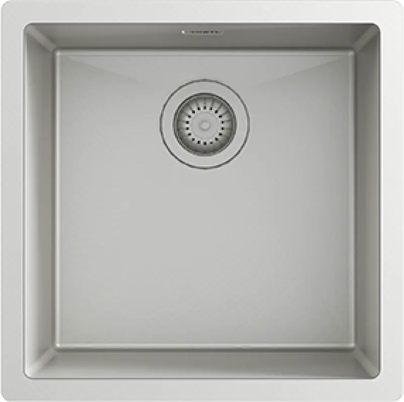 Ausmann Turt rozsdamentes acél mosogató PVD NANO 40x40 alsó beépítés, süllyesztett beépítés és felületi beépítés 1208956947
