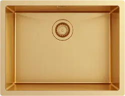 Ausmann Turt aranyozott mosogató gold PVD 54x40 beépített, felépítményes és munkalapszintű 1208956949