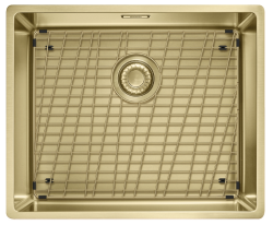 Franke Mythos Masterpiece BXM 210.50 PVD Arany Mosogató 500x410mm Szintbe építhető és Alsó beépítés 127.0674.362