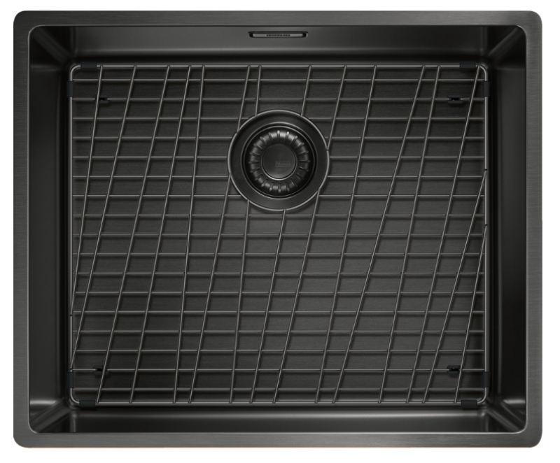 Franke Mythos Masterpiece BXM 210.50 PVD Gun Metal Mosogató 500x410mm Síkbe építhető és Alsó beépíthető 127.0672.129