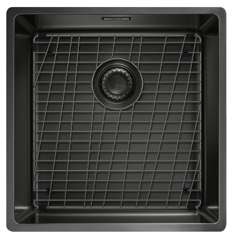 Franke Mythos Masterpiece BXM 210.40 PVD Gun Metal Mosogató 400x410mm Síkba építhető és Alsó szerelésű 127.0674.537