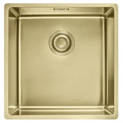 Franke Mythos Masterpiece BXM 210.40 PVD Arany Mosogató 400x410mm Síkba építhető és Alsó beépíthető 127.0674.582