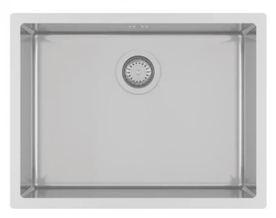 Ausmann Oder rozsdamentes acél mosogató 54x40 cm süllyesztett, beépített és felépített extra mély 22 cm 1208957113