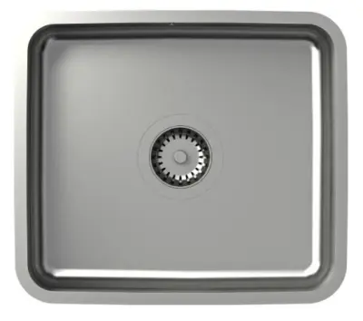 Aquadesign Oxford rozsdamentes acél mosogató 40x35cm alsó beépítés 1208957204