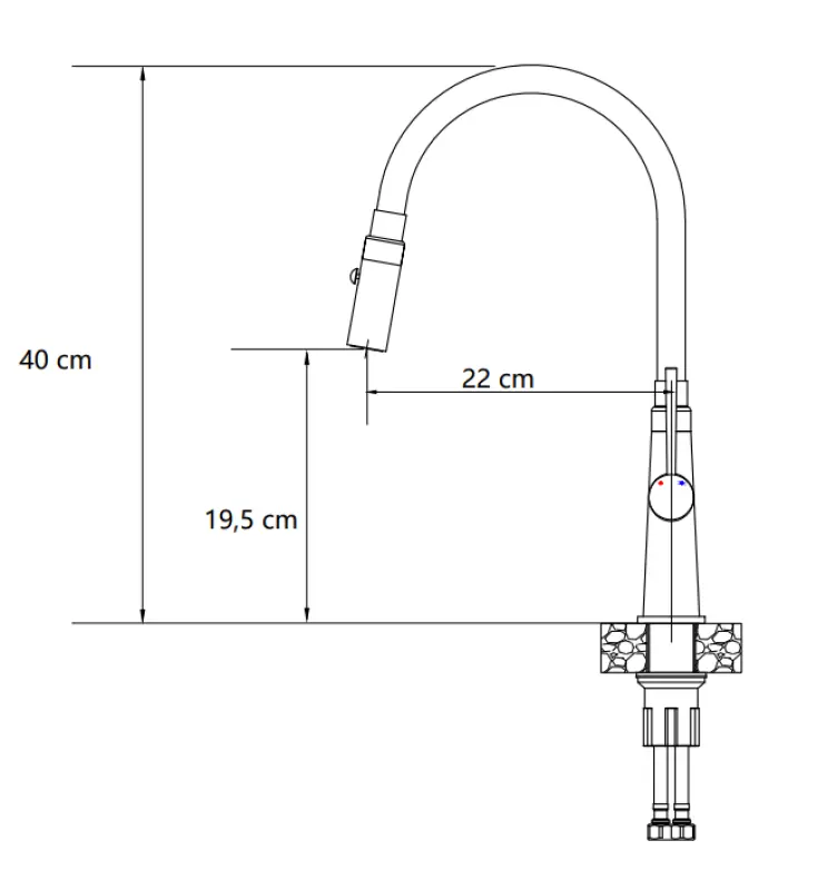 Quadri Preston keukenmengkraan RVS met 2 standen flexibele zwarte uitloop 1208957228

Quadri Preston konyhai csaptelep rozsdamentes acélból, 2 állású, rugalmas fekete kifolyóval, 1208957228