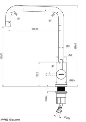 Lorreine Pro Square mat zwarte keukenkraan met draaibare uitloop 1208957318

Lorreine Pro Square matt fekete konyhai csaptelep forgatható kifolyóval 1208957318
