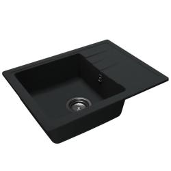 GraniteMy Smart extra ondiepe granieten opbouw zwarte spoelbak 58x44cm met afdruip omkeerbaar 1208957354

GraniteMy Smart extra sekély gránit fekete mosogató 58x44cm csepegtetővel, megfordíth