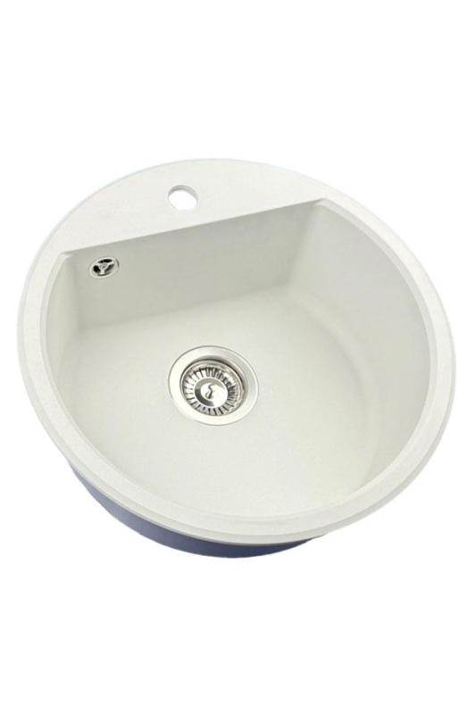 GraniteMy Bremen ronde granieten spoelbak 43 cm wit opbouw en onderbouw met kraangatbank met rvs plug 1208957356

GraniteMy Bremen kerek gránit mosogató 43 cm fehér, felületi és alsó szerelés