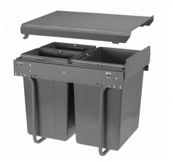 Garbi Sorter S-40-3 beépíthető hulladékrendszer 3 hulladéktartállyal, 1 x 20 és 2 x 10 liter 1208957365