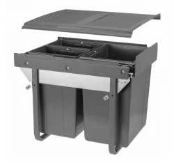 Garbi Sorter S-45-3 beépített hulladékrendszer 3 szemetesvödörrel 1 x 20 és 2 x 10 liter 1208957366
