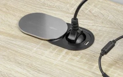 Indux Slide beépíthető konyhai konnektor földeléssel, munkalappal, USB-vel és konnektorral, rozsdamentes acél színű 1208957392