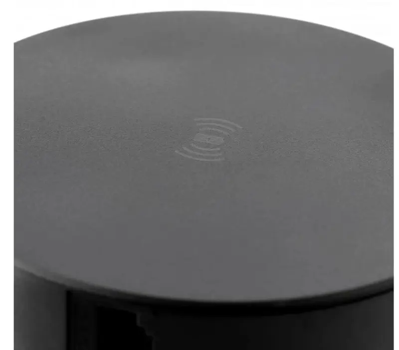 Indux Push süllyeszthető fekete konyhai dugalj munkalapba, 4 dugaljjal, 2 x USB, 2 x RJ45 és vezeték nélküli töltéssel 1208957420