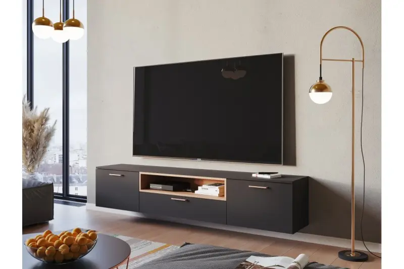 Decor Abies sárgaréz arany modern függőlámpa kerek fém lámpaernyővel 7597