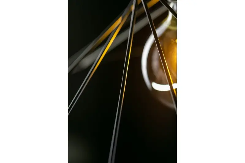 Dekor Tilia fekete modern dekoratív vezetékes függőlámpa 7849