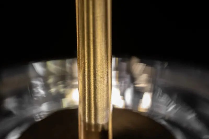 Decoreer Lim 332 mm hoge moderne amberkleurige hanglamp 7887