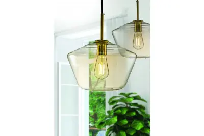 Decor Lime 339 mm magas modern borostyánsárga függőlámpa 7924
