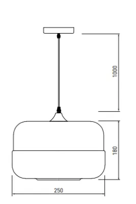 Decor Lender moderne hanglamp van metaal en glas breedte 250 mm 8433

Dekor Lender modern függőlámpa fémből és üvegből, 250 mm széles, 8433