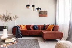 Decor Lender modern függőlámpa fémből és üvegből, 3 fényforrással, 9270