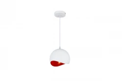 Decor Mavia gömb alakú fehér piros függőlámpa 4963