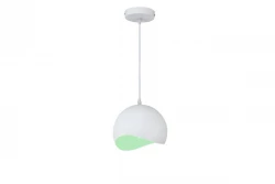 Decor Mavia gömb alakú fehér zöld függőlámpa 0917
