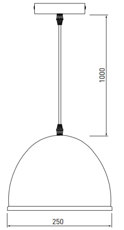 Decor Katilu witte metalen hanglamp 1976