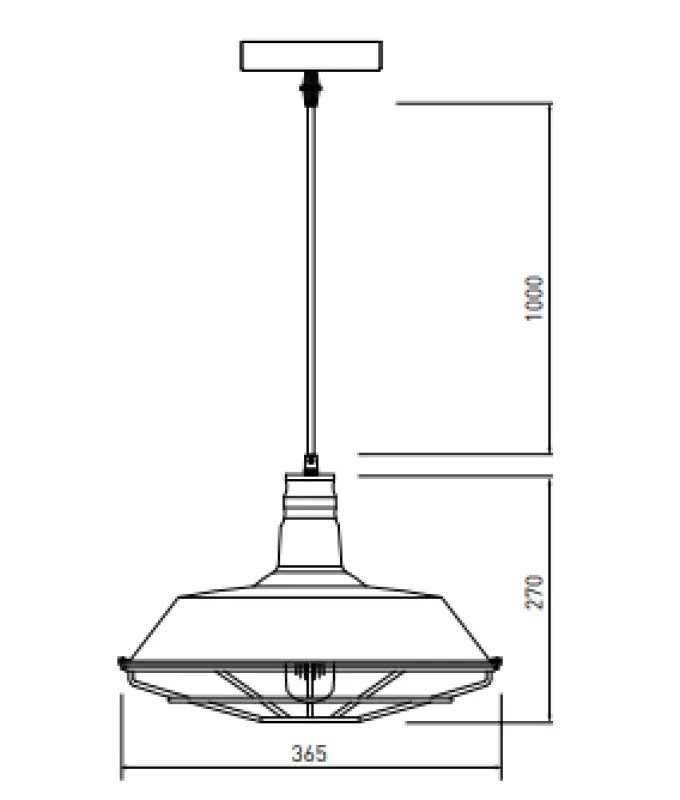 Decor Solen függőlámpa ipari formával és arany rácsos átmérővel, 36,5 cm 3703